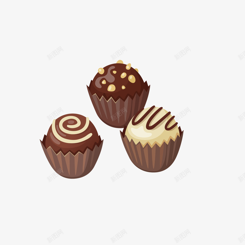 美味的巧克力球矢量图eps免抠素材_新图网 https://ixintu.com 卡通 巧克力 巧克力球 球形巧克力 美味 美味巧克力 矢量图