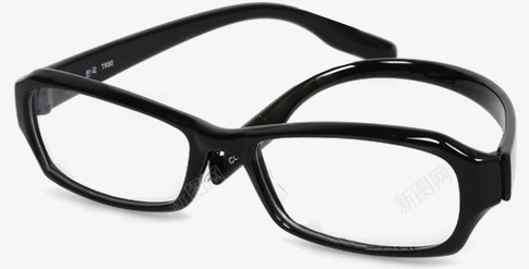 黑色眼镜框子png免抠素材_新图网 https://ixintu.com 框子 眼镜 黑眼镜框 黑色