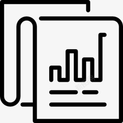 金融杂志报告图标高清图片