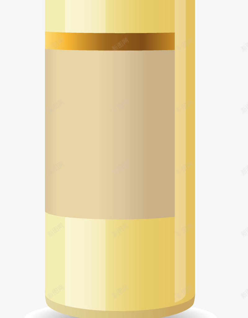 黄色瓶子的红酒瓶图案png免抠素材_新图网 https://ixintu.com 手绘图 简图 红酒瓶 酒类 高级红酒 黄色瓶子