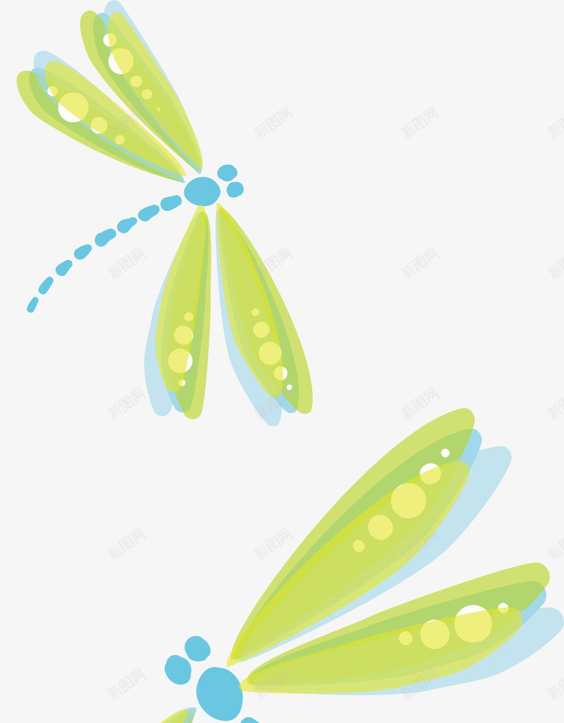 绿色蜻蜓png免抠素材_新图网 https://ixintu.com AI 昆虫 绿色 蜻蜓