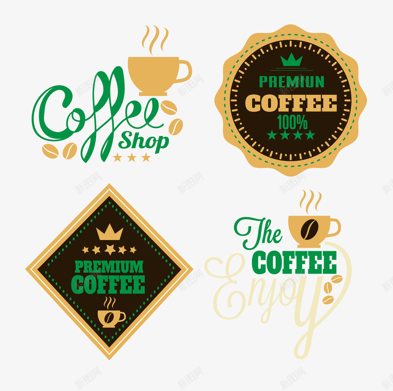 咖啡标贴png免抠素材_新图网 https://ixintu.com EPS图 免抠下载 咖啡 手绘 标贴 高清大图