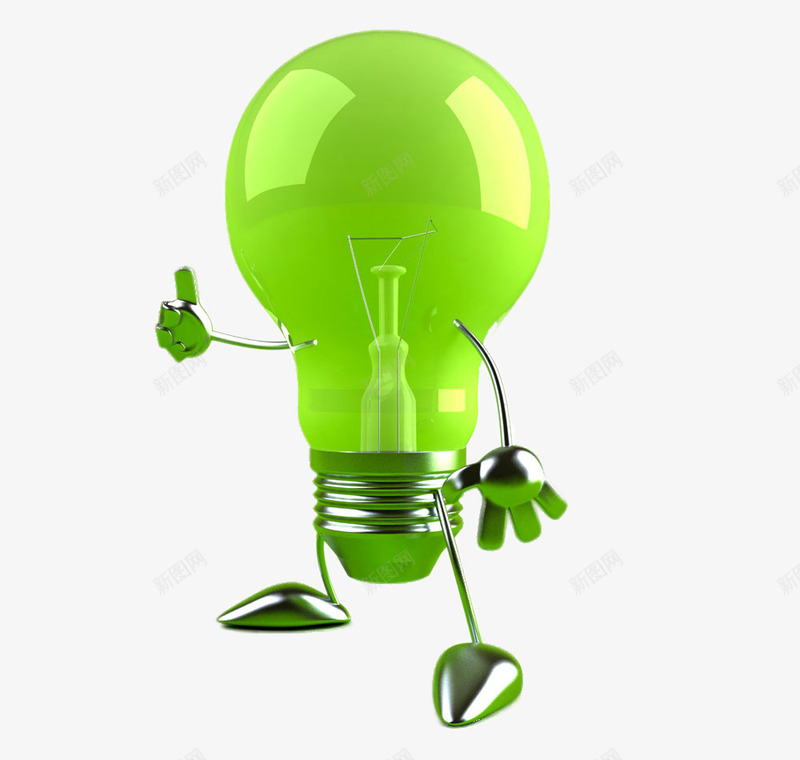 绿色灯泡机器人png免抠素材_新图网 https://ixintu.com png图片素材 免费png元素 创意 卡通 绿色 节日元素 节能 装饰素材 高清免费png素材