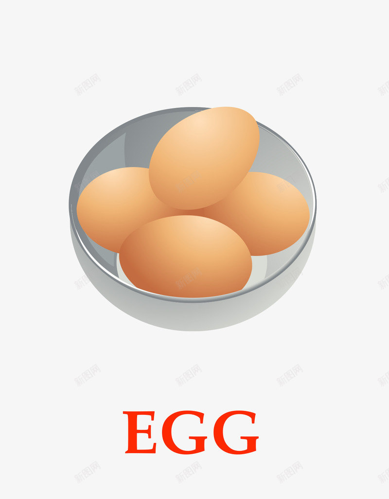 食物插画英文教学鸡蛋png免抠素材_新图网 https://ixintu.com 插画 英文教学 食物