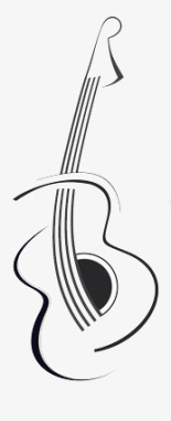 手提琴造型图标图标