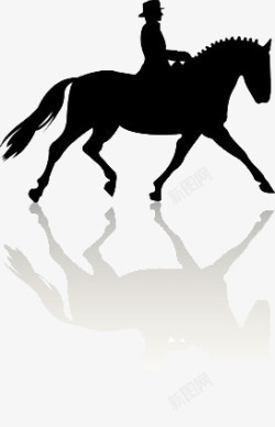 专业姿势骑马的男性高清图片