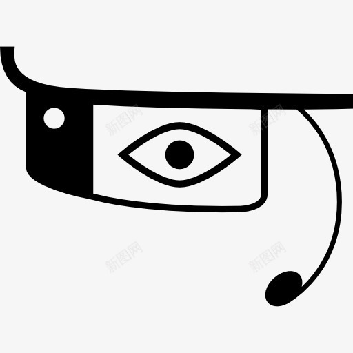 谷歌玻璃与眼睛图标png_新图网 https://ixintu.com 工具 工具和用具 数字 玻璃 眼 计算机 谷歌眼镜