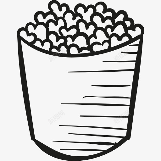 Flixster画标志图标png_新图网 https://ixintu.com 标志 标识 爆米花 电影 社交媒体 社交网络