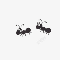 可爱小蚂蚁卡通昆虫高清图片