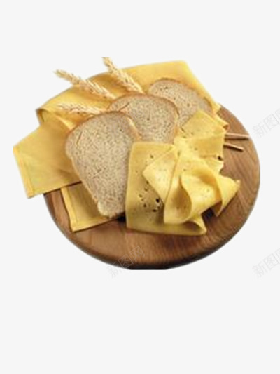 全麦面包png免抠素材_新图网 https://ixintu.com 奶酪 小麦 早餐 粗粮 面包片 食物 黄油