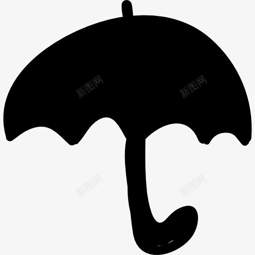孩子们把伞图标png_新图网 https://ixintu.com 伞 天气 雨