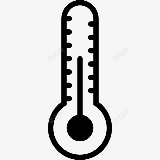 温度图标png_新图网 https://ixintu.com 华氏度 天气 度 摄氏度 水银 温度 温度计
