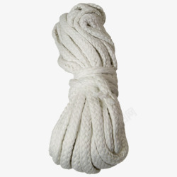 米色棉绳实物图素材