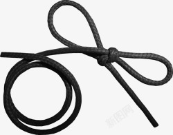 黑色绳子装饰素材