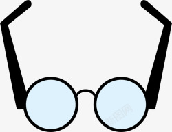 验光眼镜黑框眼镜风格高清图片