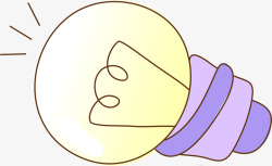 灯具插画卡通灯泡高清图片