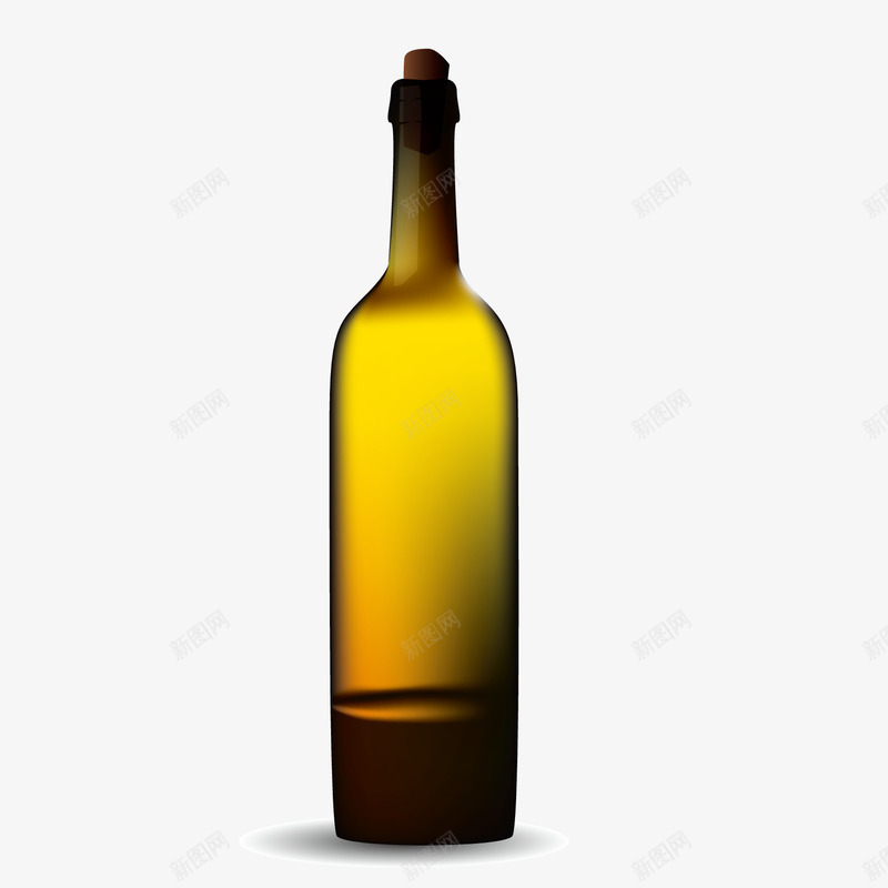 红酒瓶png免抠素材_新图网 https://ixintu.com 玻璃瓶 瓶子 红酒矢量 饮料