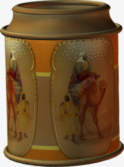 古埃及陶罐器皿素材