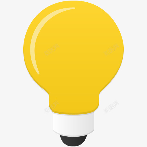 灯泡图标png_新图网 https://ixintu.com bulb 灯泡