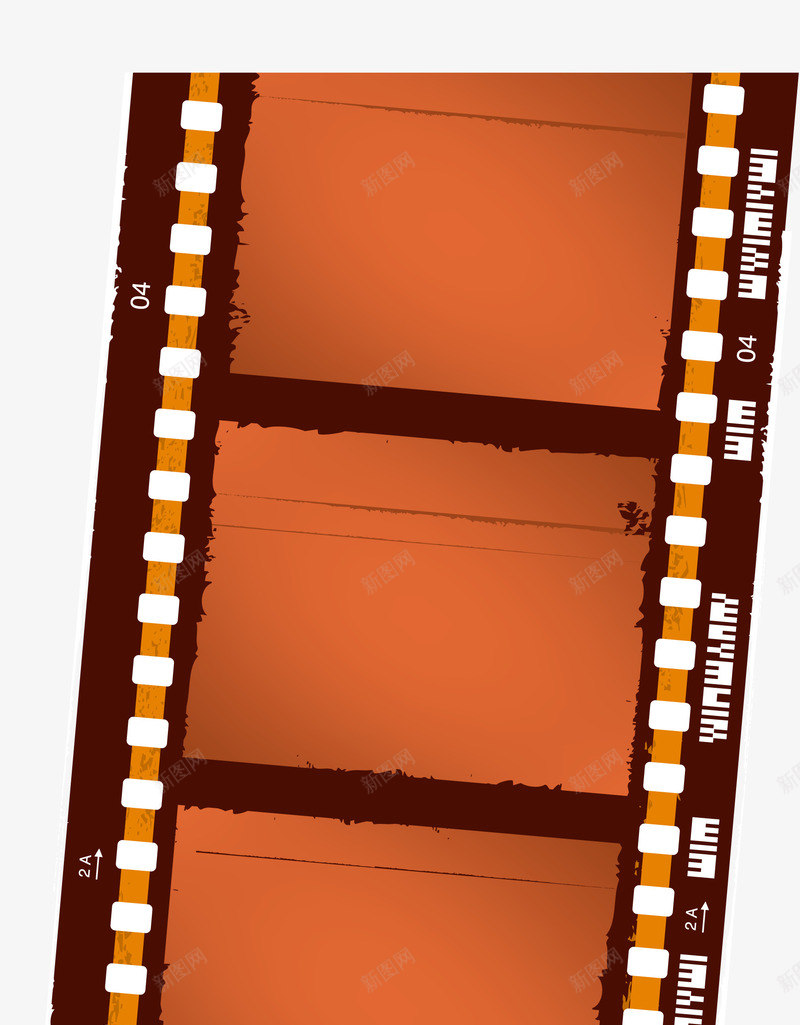 卡通胶片矢量图ai免抠素材_新图网 https://ixintu.com 卡通胶片 拍摄 电影 矢量图 胶片 胶片框 胶片模板