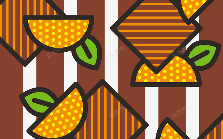 水果零食背景元素png免抠素材_新图网 https://ixintu.com 巧克力 条形 棕色 橘子