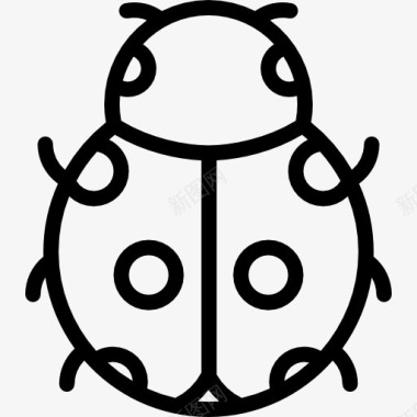 七星瓢虫图标图标