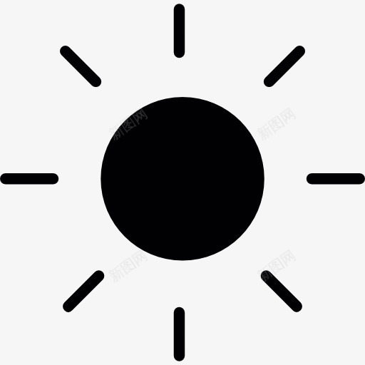 阳光明媚的预后图标png_新图网 https://ixintu.com 太阳 太阳光 星星 自然 阳光透明