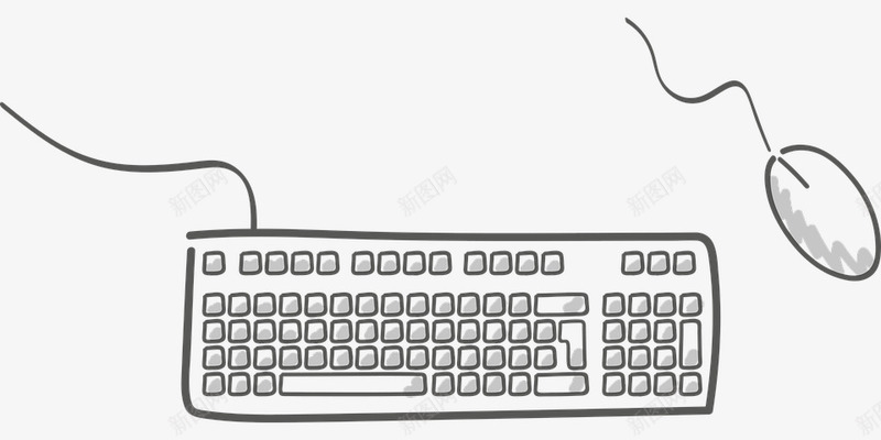 键盘鼠标创意免费png免抠素材_新图网 https://ixintu.com 免费图片 素材创意 键盘 鼠标
