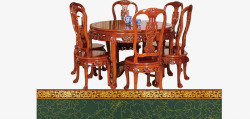 传统技艺制作红木桌椅素材