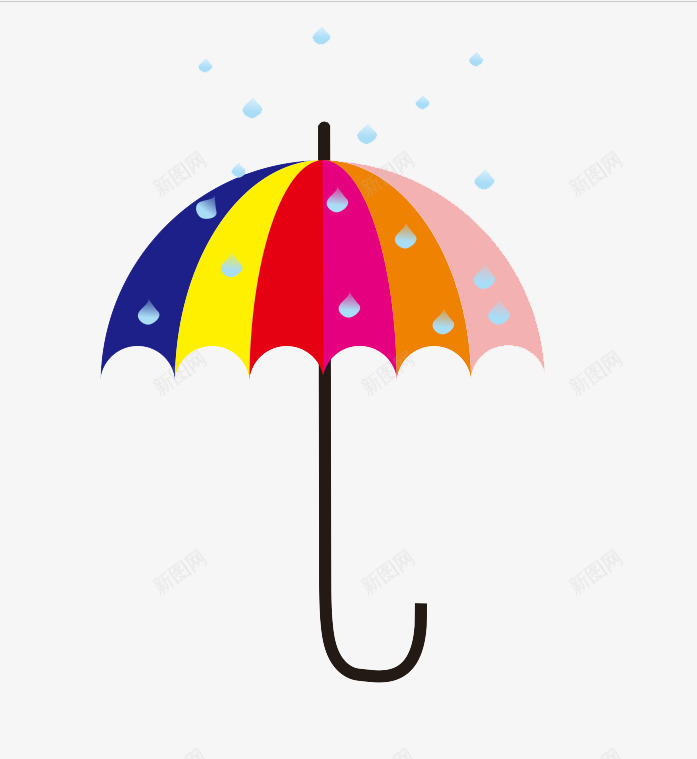 漂亮的小雨伞png免抠素材_新图网 https://ixintu.com 下雨 小雨伞 漂亮 雨伞