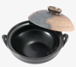 黑陶盖碗居家餐具高清图片