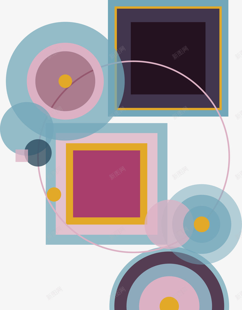 方形方框排列图案png免抠素材_新图网 https://ixintu.com 几何 图形 抽象图案 排列图案 方形 方框 时尚 符号