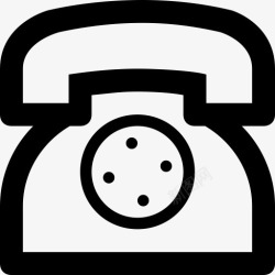 Landline座机办公室老电话电话办公室图标高清图片