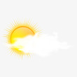 阳光明媚的来多云的weathericons图标png_新图网 https://ixintu.com cloudy sunny to 多云的 来 阳光明媚的