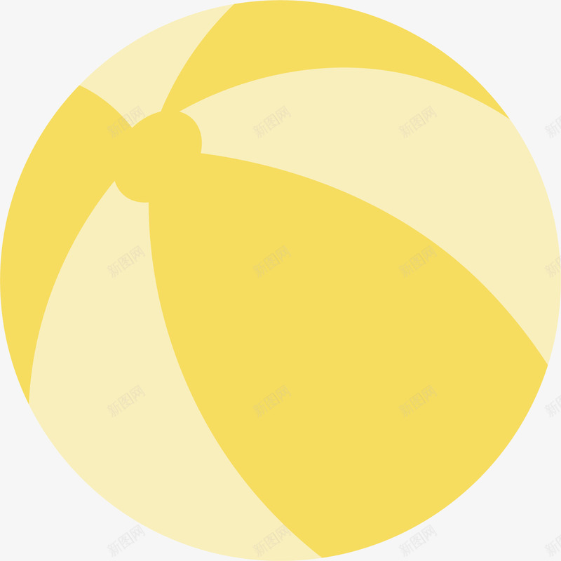 一个打排球矢量图ai免抠素材_新图网 https://ixintu.com 圈圈卡通 排球 球形 白色 立体 黄色变色 矢量图