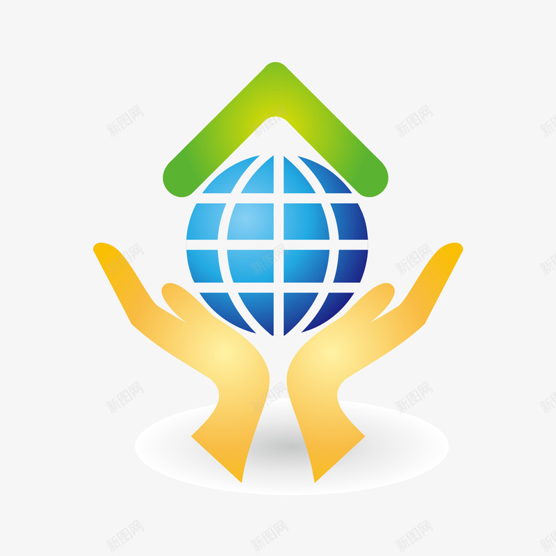 环保标签png免抠素材_新图网 https://ixintu.com 地球 小清新 标签 清爽 环保 绿化