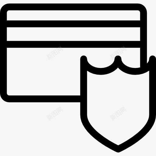 验证支付图标png_新图网 https://ixintu.com 信用卡 商务 安全 现金卡 盾 网上商店 购物