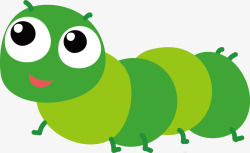 菜虫绿色虫子高清图片