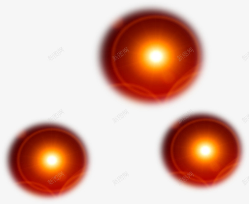 三枚创意能量球png免抠素材_新图网 https://ixintu.com 三 创意 能量球 装饰图案