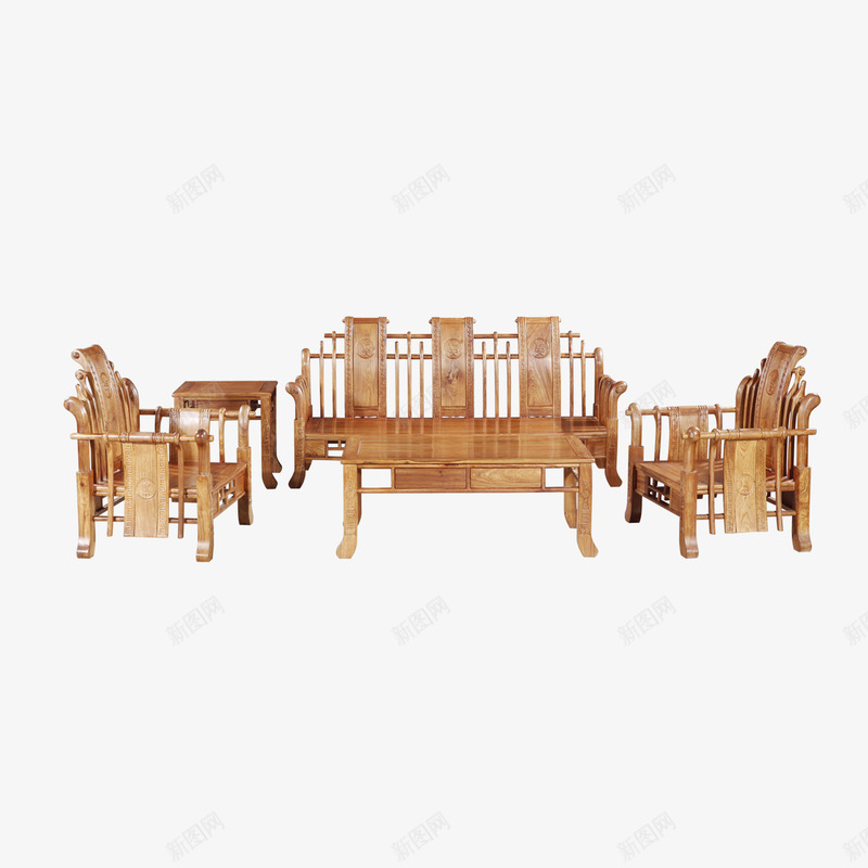 古代木椅png免抠素材_新图网 https://ixintu.com 古代木椅 家具 家具城 红木