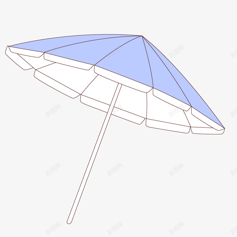 手绘雨伞png免抠素材_新图网 https://ixintu.com 伞 手绘 手绘画 雨伞