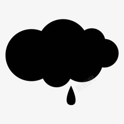 云云多云预测雨天气天气素材