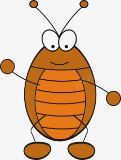 整蛊的蟑螂卡通蟑螂高清图片