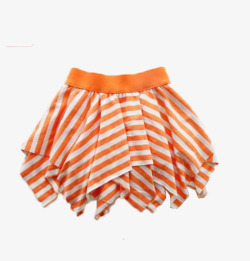 橘色裙子小裙子橘色高清图片