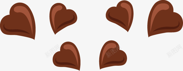 心型巧克力png免抠素材_新图网 https://ixintu.com 巧克力 心型