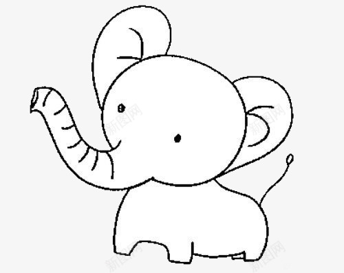 白色的小象png免抠素材_新图网 https://ixintu.com 个人介绍 小象 白色 装饰 设计