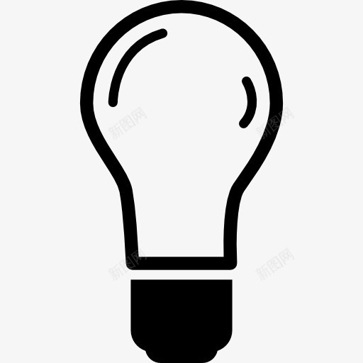 灯泡在图标png_新图网 https://ixintu.com 基本的应用程序 工具 灯 灯泡 界面