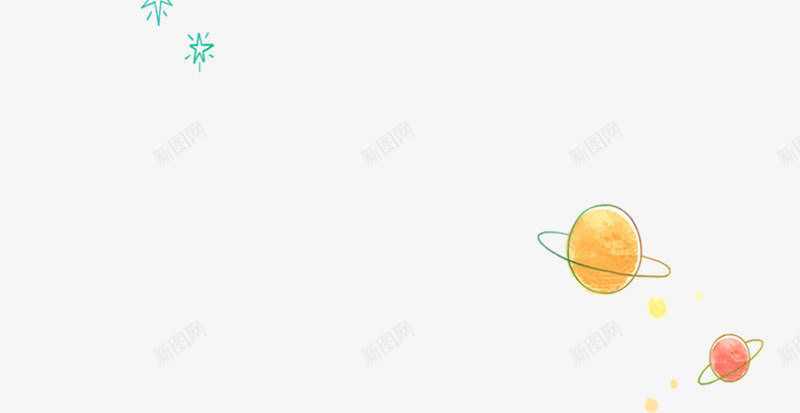 卡通手绘彩色星星绳子png免抠素材_新图网 https://ixintu.com 卡通 彩色 星星 绳子