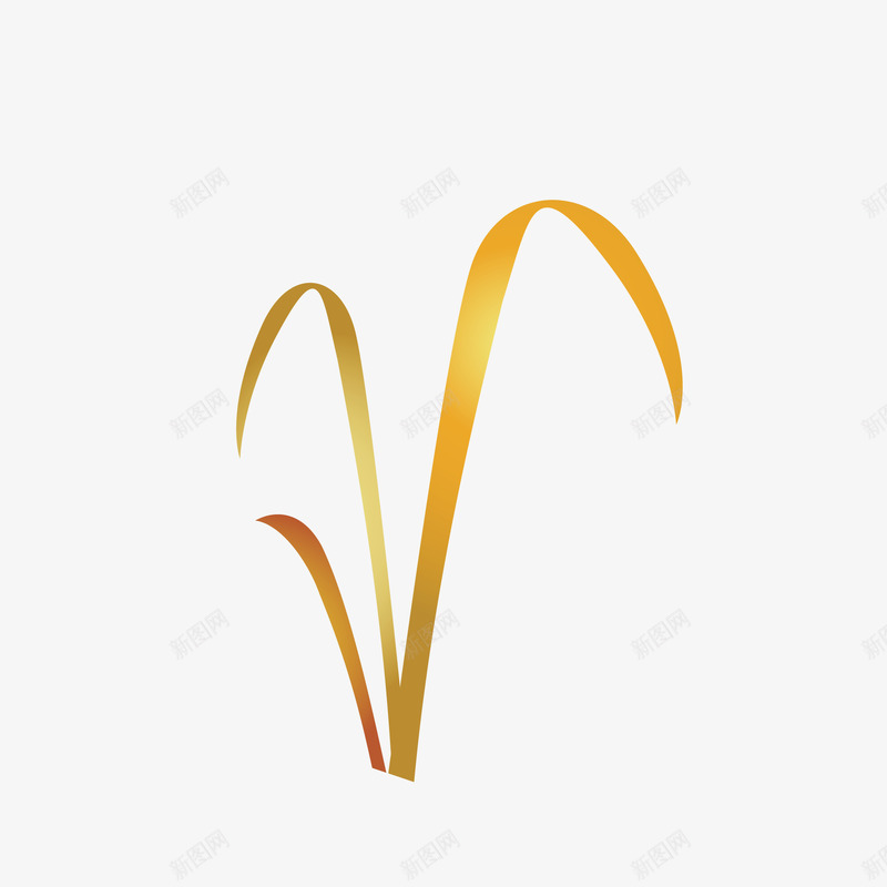 成熟小麦叶子png免抠素材_新图网 https://ixintu.com 成熟 美丽乡村 麦子 黄色