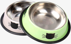 猫咪食物盘子素材
